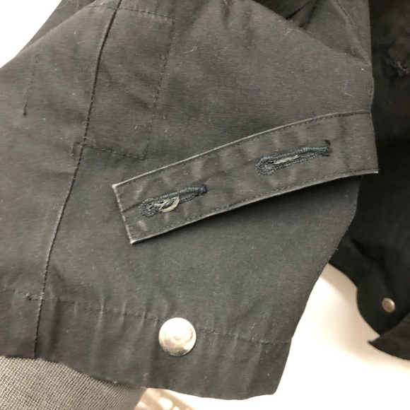 Engineered Garments Black Trench Style Jacket Double Breasted Size M - Picture 4 of 11